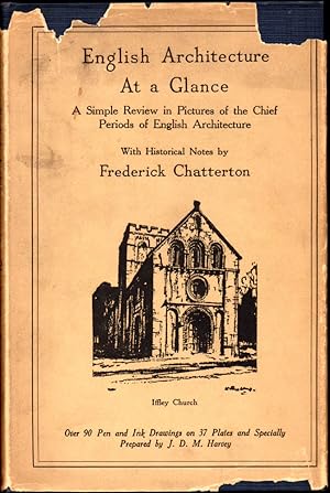 Bild des Verkufers fr English Architecture At A Glance: A Simple Review in Pictures of the Chief Periods of English Architecture zum Verkauf von Kenneth Mallory Bookseller ABAA