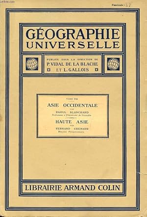 Immagine del venditore per GEOGRAPHIE UNIVERSELLE, TOME VIII (10 FASCICULES), ASIE OCCIDENTALE, HAUTE ASIE (COMPLET) venduto da Le-Livre