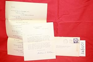 Seller image for Poem "The Gift", :Mary Mother of God written for Miss Elena de Hellebranth,Typed Signed Letter by for sale by Princeton Antiques Bookshop