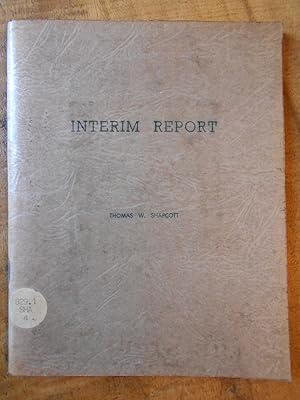 INTERIM REPORT: Some Poems 1970/1971