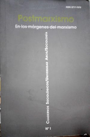 Postmarxismo. En los márgenes del marxismo