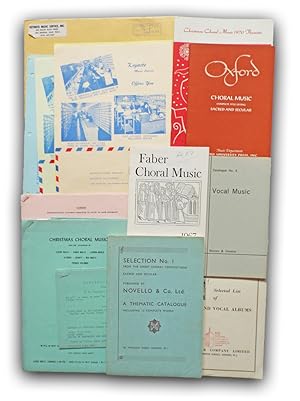 Collection of 13 Music Publisher / Seller Catalogues