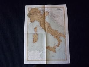 Map of Italy and Switzerland.