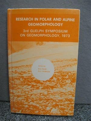 Imagen del vendedor de Research in Polar and Alpine Geomorphology a la venta por PsychoBabel & Skoob Books