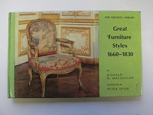 Imagen del vendedor de The Odyssey Library : Great Furniture Styles 1660-1830 a la venta por Goldstone Rare Books