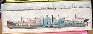 Image du vendeur pour The Australian Mail Steamer " Orion " The Merchant Navy - Past And Present Colour Chromolithograph. SCARCE mis en vente par Deightons