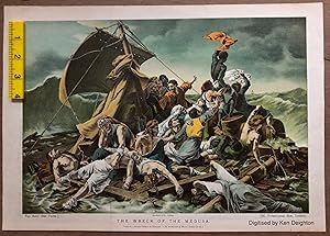 Imagen del vendedor de The Wreck Of The Medusa Colour Chromolithograph a la venta por Deightons