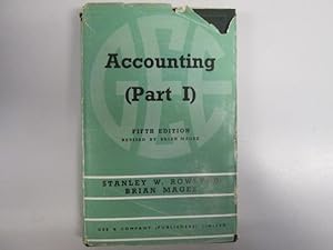 Seller image for Accounting (Part I) for sale by Goldstone Rare Books