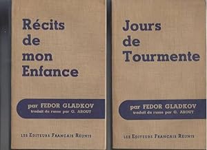 Chronique de la fin du siecle en deux tomes - jours de tourmente - recits de mon enfance