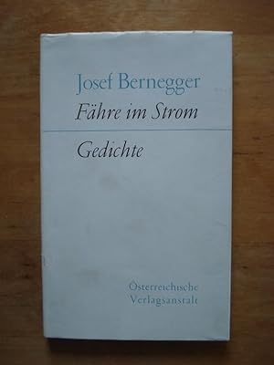 Image du vendeur pour Fhre im Strom - Gedichte mis en vente par Antiquariat Birgit Gerl