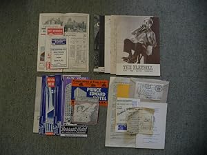Collection of Second World War RAF Personal Ephemera including Clothing Coupons, Leave Pass, Tour...