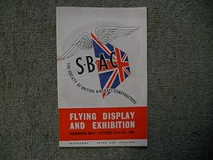 Bild des Verkufers fr Flying Display and Exhibition showing the products of Members of The Society of British Aircraft Constructors at Farnborough Aerodrome zum Verkauf von Keoghs Books