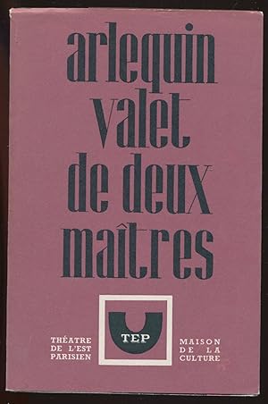 Image du vendeur pour Arlequin valet de deux matres mis en vente par LibrairieLaLettre2