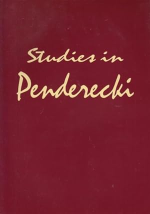 Studies in Penderecki