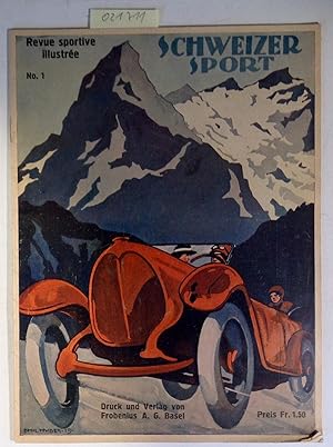 Schweizer Sport Revue Sportive Illustree Mai 1921, V. Jahrgang No. 1