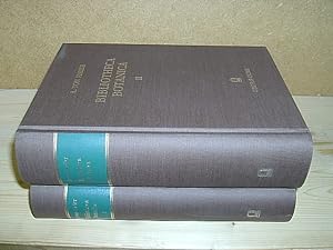 Bibliotheca Botanica. 2 Bände (I: Tempora ante Tournefortium. II: A Tournefortio ad nostra tempor...