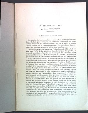 Seller image for La thermoconvection; for sale by books4less (Versandantiquariat Petra Gros GmbH & Co. KG)