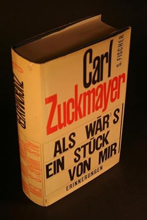 Seller image for Als wr's ein Stck von mir. Horen der Freundschaft. for sale by Steven Wolfe Books