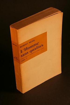 Seller image for L'Homme sans qualits, tome 2. Roman traduit de l'allemand par Philippe Jaccottet for sale by Steven Wolfe Books