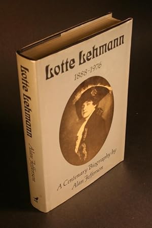 Bild des Verkufers fr Lotte Lehmann, 1888-1976. zum Verkauf von Steven Wolfe Books