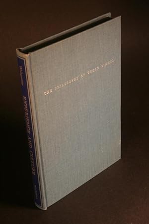 Bild des Verkufers fr Experience and culture. The philosophy of Georg Simmel. zum Verkauf von Steven Wolfe Books