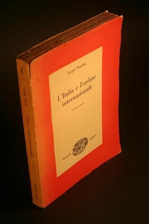 Seller image for L'Italia e l'ordine internazionale. for sale by Steven Wolfe Books