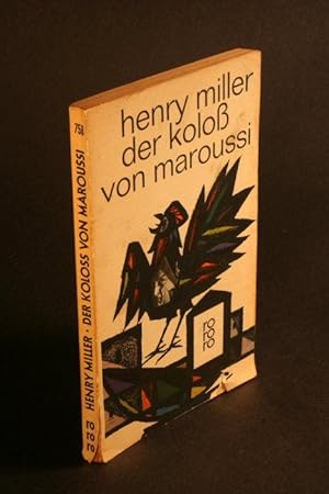 Seller image for Der Kolo von Maroussi. Eine Reise nach Griechenland. for sale by Steven Wolfe Books