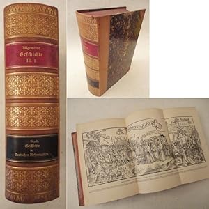 Geschichte der deutschen Reformation, mit Porträts, Illustrationen und Beilagen * H A L B L E D E...