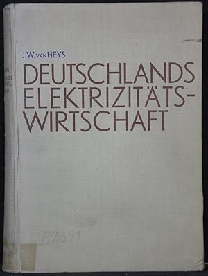 Imagen del vendedor de Deutschlands Elektrizittswirtschaft. a la venta por Antiquariat  Braun