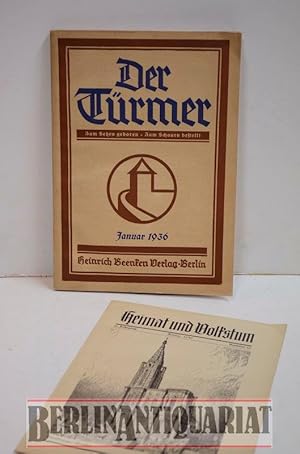Imagen del vendedor de Der Trmer. Deutsche Monatshefte - Die Bergstadt. Zum Sehen geboren, zum Schauen bestellt. a la venta por BerlinAntiquariat, Karl-Heinz Than