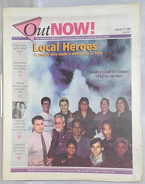 Immagine del venditore per OutNOW! for San Jose's gay/lesbian/bisexual community and friends; issue #25, January 11, 1994 venduto da Bolerium Books Inc.