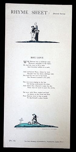 Rhyme Sheet: Second Series; Bog Love, no. 11