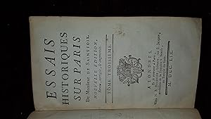 Seller image for Essais historiques sur Paris - Tome III for sale by AHA BOOKS