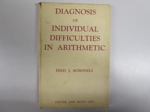 Seller image for Diagnosis of Individual Difficulties in Arithmetic for sale by Goldstone Rare Books