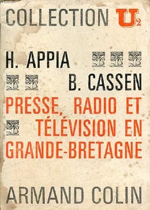 Image du vendeur pour PRESSE, RADIO ET TELEVISION EN GRANDE-BRETAGNE mis en vente par Le-Livre
