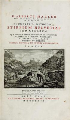 Enumeratio Methodica Stirpium Helvetiae indigenarum. Qua Omnium Brevis Descriptio et Synonymia Co...