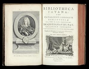 Bibliotheca Fayana, seu Catalogus Librorum Bibliothecae.de Cisternay Du Fay digestus & descriptus...