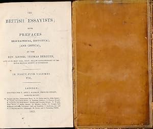 Seller image for Adventurer [The British Essayists volume XXV]. Issues 92 - 140. September 1753 - March 1754 for sale by Barter Books Ltd