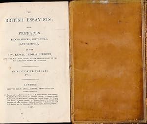 Image du vendeur pour The Lounger [The British Essayists volume XXXVII]. Issues 52 - 101. January 1786 - January 1787 mis en vente par Barter Books Ltd