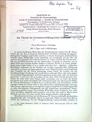 Bild des Verkufers fr Zur Theorie der Formenentwicklung freier Felswnde; zum Verkauf von books4less (Versandantiquariat Petra Gros GmbH & Co. KG)