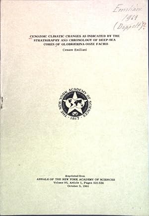 Image du vendeur pour Cenozoic climatic changes as indicated by the stratigraphy and chronology of deep-sea cores of globigerina-ooze facies; mis en vente par books4less (Versandantiquariat Petra Gros GmbH & Co. KG)