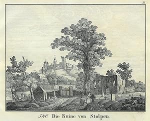 STOLPEN. "Die Ruinen von Stolpen".