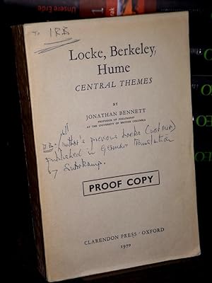 Locke, Berkeley, Hume. Central Themes.