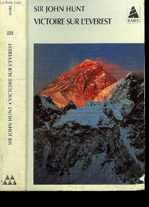 Image du vendeur pour VICTOIRE SUR L'EVEREST mis en vente par Le-Livre