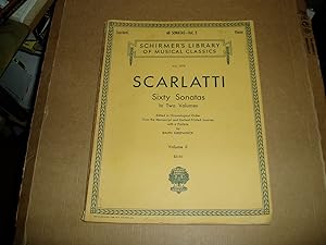 Image du vendeur pour Scarlatti Sixty Sonatas in Two Volumes Volume II mis en vente par Aaron Books