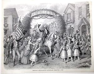 GEORGE WASHINGTON ENTERING TRENTON 1789