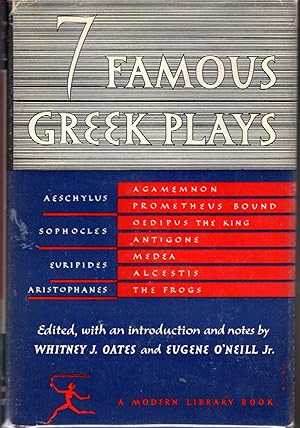 Image du vendeur pour Seven (7) Famous Greek Plays mis en vente par Dorley House Books, Inc.