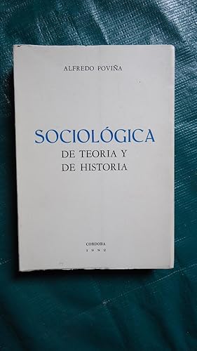 Imagen del vendedor de SOCIOLOGA DE TEORA Y DE HISTORIA. VOLUMEN I a la venta por Ernesto Julin Friedenthal