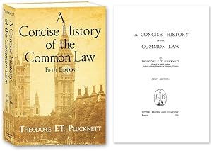 Immagine del venditore per A Concise History of the Common Law. Fifth Edition venduto da The Lawbook Exchange, Ltd., ABAA  ILAB