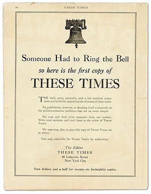 These Times - Vol.1, No.1 (January 1, 1932)